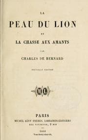 Tapa de Le peau du lion et La chasse aux amants