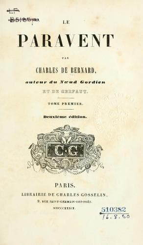 Tapa de Le paravent