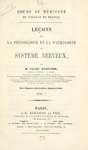 Tapa de Leçons sur la physiologie et la pathologie du système nerveux ...