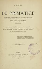 Tapa de Le Primatice, peintre, sculpteur et architecte des rois de France