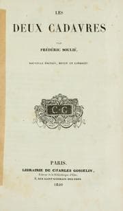Tapa de Les deux cadavres
