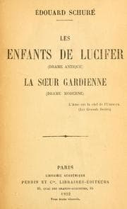 Tapa de Les enfants de Lucifer (drame antique) La soeur gardienne (Drama moderne)