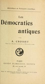 Tapa de Les démocraties antiques