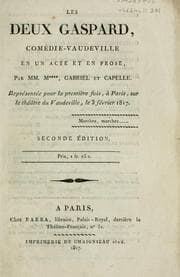 Tapa de Les deux Gaspard
