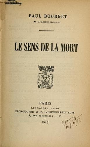 Tapa de sens de la mort.