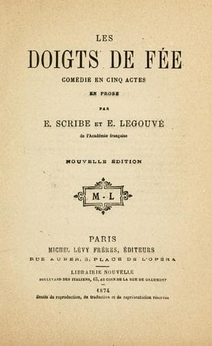 Tapa de Les doigts de fée