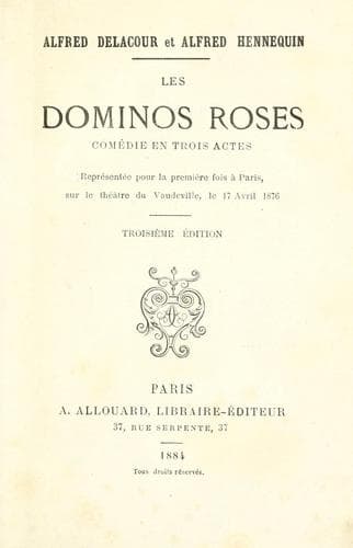 Tapa de dominos roses