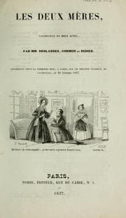 Tapa de Les deux mères