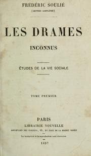 Tapa de Les drames inconnus