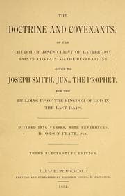 Tapa de The doctrine and covenants of the Church of Jesus Christ of latter-day saints