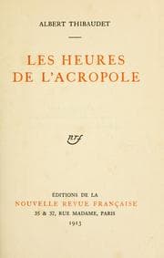 Tapa de Les heures de l'Acropole
