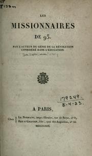 Tapa de Les missionnaires de 93