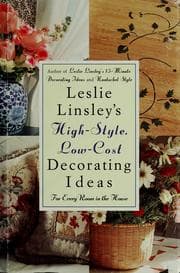 Tapa de Leslie Linsley's high-style, low-cost decorating ideas