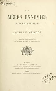 Tapa de Les mères ennemies