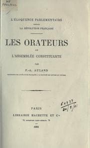 Tapa de Les orateurs de l'Assemblée constituante