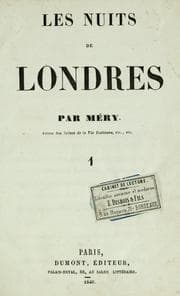 Tapa de Les nuits de Londres