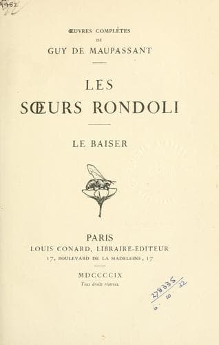 Tapa de Les soeurs Rondoli.