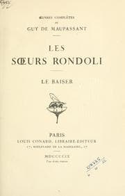Tapa de Les soeurs Rondoli. Le Baiser