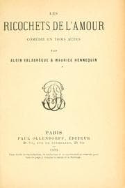 Tapa de Les ricochets de l'amour