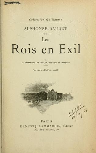 Tapa de Les rois en exil