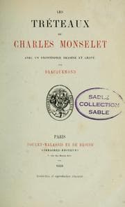 Tapa de Les trétaux de Charles Monselet