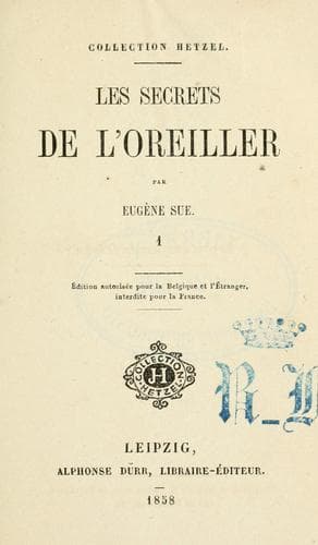 Tapa de Les secrets de l'oreiller