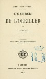 Tapa de Les secrets de l'oreiller
