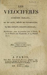 Tapa de Les vélocifères
