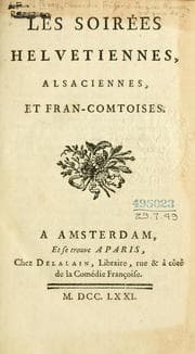 Tapa de Les soirées helvetiennes, alsaciennes, et fran-comtoises