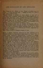 Tapa de Les semailles et les moissons