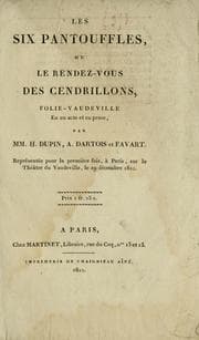 Tapa de Les six pantouffles, ou, Le rendez-vous des cendrillons