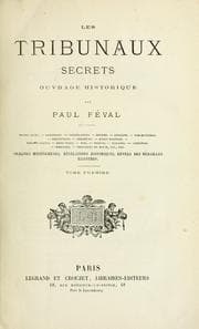 Tapa de Les tribunaux secrets