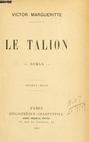 Tapa de Le talion