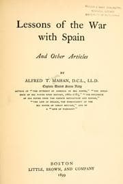 Tapa de Lessons of the War with Spain: And Other Articles