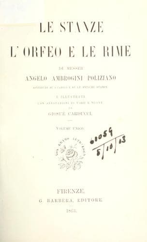 Tapa de Stanze