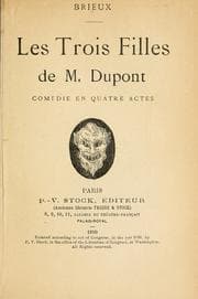 Tapa de Les trois filles de M. Dupont