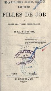 Tapa de Les trois filles de Job