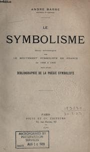 Tapa de Le symbolisme