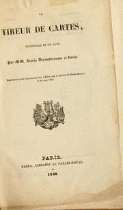 Tapa de Le tireur de cartes, vaudeville en un acte par MM. Alexis Decomberousse et Roche