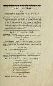 Tapa de L'ʹetourderie, ou, Comment sortira-t-il de la?