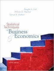 Tapa de Statistical techniques in business & economics