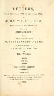 Tapa de Letters, from the year 1774 to the year 1796