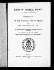 Tapa de On the practical uses of science in the daily business of life