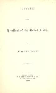 Tapa de Letter to the President of the United States