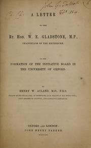 Tapa de A letter to the Rt. Hon. W.E. Gladstone, M.P., chancellor of the exchequer