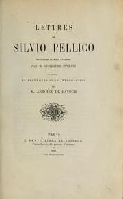Tapa de Lettres de Silvio Pellico