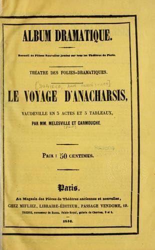 Tapa de voyage d'Anacharsis