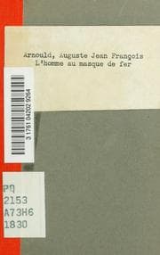 Tapa de L' homme au masque de fer