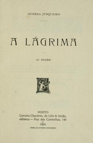 Tapa de A lágrima