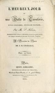 Tapa de L'heureux jour, ou, Une halte de cavalerie